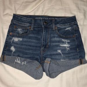 American eagle jean shorts